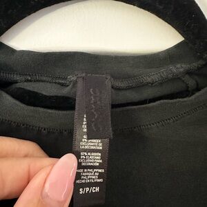 Skims Classic Black Tee